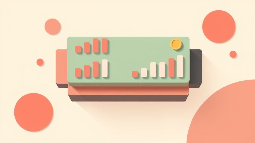 Abstract illustration of the 1099 Money System spreadsheet bundle